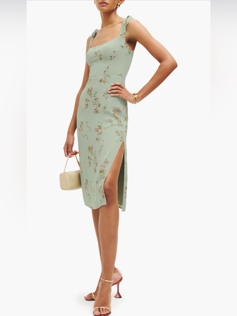Reformation Bessie Dress in Hempstead size 6